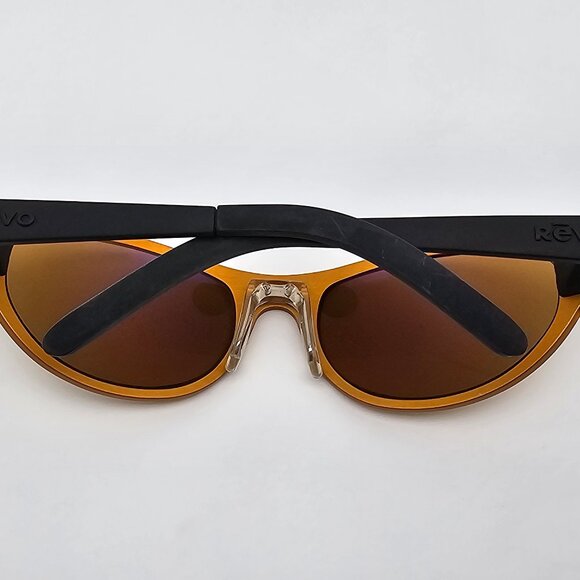 Revo Brown Frame Sunglasses with Amber Lenses REVO Designer Polarized Sunglasses Crux in Tortoise and  main image 4